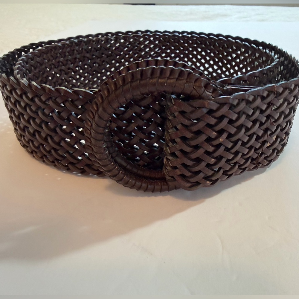 J. Crew Belt Brown woven size M/L - Picture 11 of 11